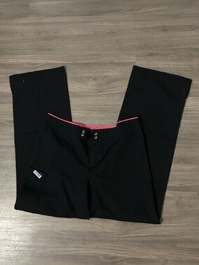 Women’s Mobb Black Uniform Pants Scrub Pants With Side Pocket and Drawstring Tie
